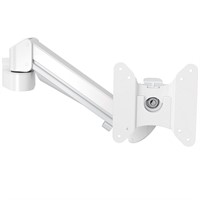 Elevate Monitor Arm 55 - 3-8 kg, gasfjädrad, skenmonterad, vit